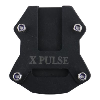 AllExtreme ALL-STD018 Bike Stand Extender Pad CNC Foot Side Kickstand Enlarger Extension Compact Support Plate Compatible with Hero Xpulse