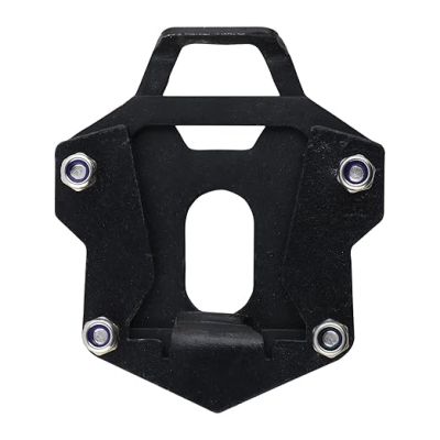 AllExtreme ALL-STD005 Bike Stand Extender Pad CNC Foot Side Kickstand Enlarger Extension Compact Support Plate Compatible with Royal Enfield Himalayan