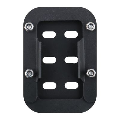 AllExtreme ALL-STD020 Bike Stand Extender Pad CNC Foot Side Kickstand Enlarger Extension Compact Support Plate Compatible with Royal Enfield Bullet GT 650