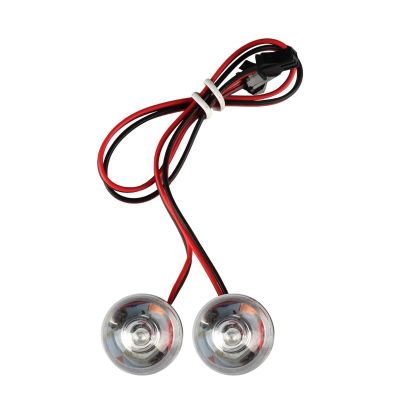 Allextreme Bar End Led Grip Motorcycle Grip Led Handle Grip - Chrome For Royal Enfield Bullet Electra Twinspark (Red)..