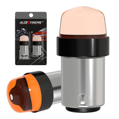 Allextreme 3W Silica Gel LED Bulb 8000K Parking Light Super Bright Lamp T10 Wedge Chipset Silicone Dome Map Door Courtesy License Plate Lights for Car Bike and Motorcycle (Red, 2 PCS)