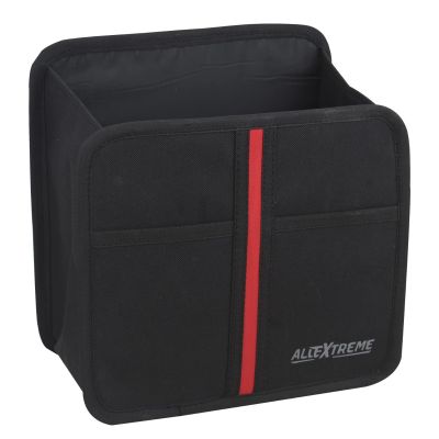 Allextreme EXTCOT1 Backseat Trunk Organizer Anti-slip Storage Hanging Utility Tool Foldable Space Saver Bag with Large Capacity for Cars, SUVs & Trucks (Black)