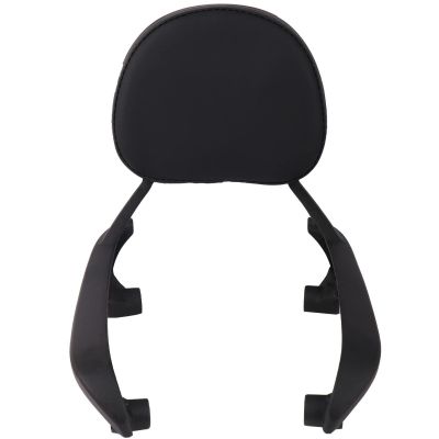 AllExtreme EXMBS01 Heavy Duty Bike Backrest Fit Passenger Rear Seat Back Support Rest Adjustable Compatible with the Royal Enfield Meteor (Black)