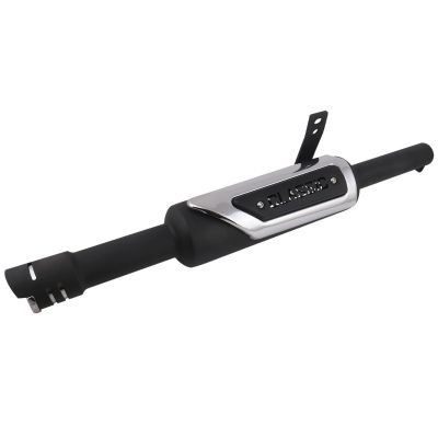 AllExtreme Heavy Duty Exhaust Silencer Modern Style Metal Iron Material with Durable & Sturdiness Compatible for Royal Enfield BS3 Model Bullet (Black)