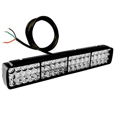 Allextreme EX1LT60 60 LED FOG Light Bar Tricolour Off Road Driving Flood and Spot Combo Lamp for Jeep ATV SUV Truck Car Boat (24W, Red, Blue and White,1 PC)