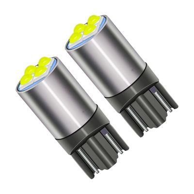 Allextreme EXLB001 Universal T10 LED Parking Light 4 SMD Bright Interior Lamp Bulb for Automobiles (White, 2 Pcs)
