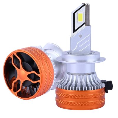 Allextreme K11-H7 LED Headlight 80 Watt H7 Car Driving Headlamp Bulb Lights 13000LM Chip Fog Light Ideal for Cars