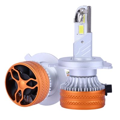 Allextreme K11-H4 LED Headlight 80 Watt H4 Car Driving Headlamp Bulb Lights 13000LM Chip Fog Light Ideal for Cars