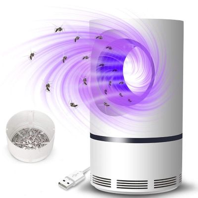 AllExtreme Electric Mosquito Killer Lamp Suction Type with Vortex Technology Light Wave Trap Quiet Operation for Indoor & Outdoor Use (Small, Random Colour)