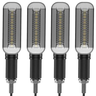Allextreme EXNPE40 Imported Original Waterproof Style Blinker Bright LED Indicators Universal For All Bikes, Lights (Pack Of 4, Yellow,Red & White)