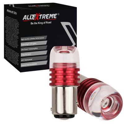 Allextreme EXNPE28 3-in-1 Brake light License plate light turn signal light-water resistant with Multicolor helmet strips for Bikes & Motorcycles (Combo Pack Of 1 + 1 Helmet Light)