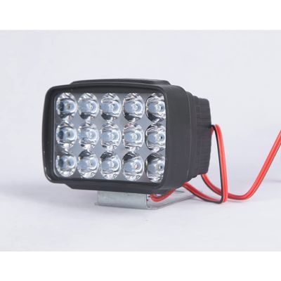 Allextreme EXNPE46 15 LED Fog Light 12V DC Headlamp Bar Wate Resistant for Off-Roading Scooty Motorcycle Car (Pack of 2 with On/Off Switch)