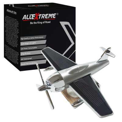 AllExtreme EXNPE32 Imported Trending New Aeroplane Glider DC Power Car Interior Decoration 360 Degree Rotating Fan Air Freshener Perfume Oil With Organic Fragrance (Pack
