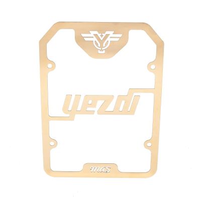 AllExtreme Euro J8 Radiator Grill Bike Radiator Grille Protector Motorcycle Accessory Shield Cover Heavy Duty Compatible With Yezdi (Golden)