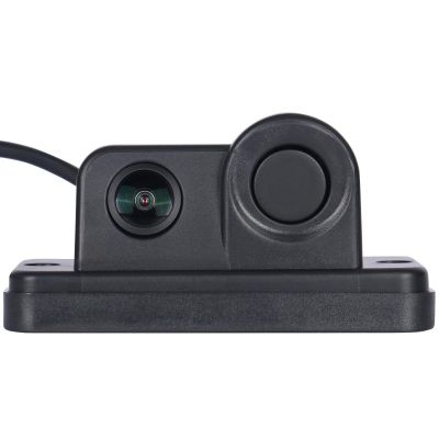 AllExtreme CW-08 170?Wide Angle Rear View Parking Sensor Kit 0.3m-2m Detection Distance IP67 Water Resistant Reverse Backup Radar System (Black)