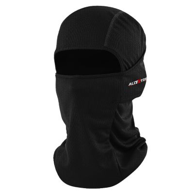 Allextreme Full Face Anti-Pollution Balaclava Mask for Bikers Riding Dust and UV Protection (Black)