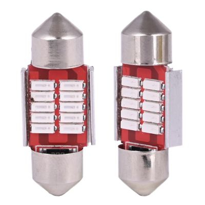 Allextreme T10 LED Universal Car Interior Super Bright Roof Light Reading Dome Bulb Lamp with Festoon Holder (5W, White, 2 Pc)