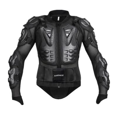 AllExtreme ARBA001 Full Body Armor Jacket Spine Chest Protection Gear Motocross Protector for Motorcycling Biking Riding - (Black, Size - XL)