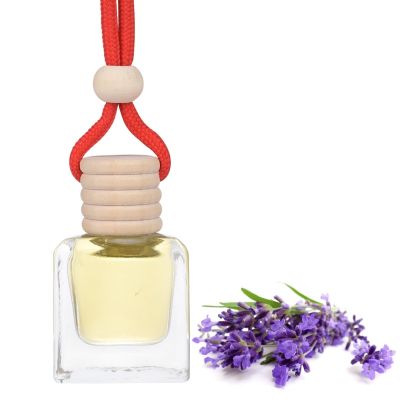 Allextreme Hanging Car Perfume Pods Diffuser Scent - Lyrical Lavender Fragrance for 45 Days Interior Car-Accessories Air Freshener with Essential Oil Aroma (Set of 1, 10 ml)