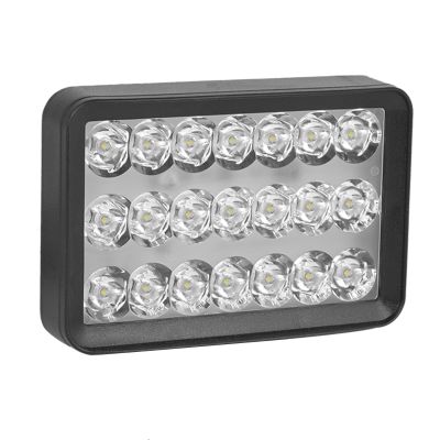 Allextreme 24W LED Fog Lamp 9-85V DC Power 6000 Lm High Brightness Bar Lights External Spotlight with Mounting Bracket Universal Fit for All Cars and Bikes (White, Pack of 1)