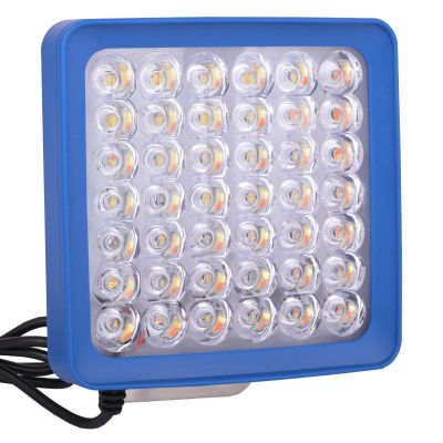 Allextreme 42W LED Fog Lamp 9-85V DC Power 7000 Lm High Brightness Bar Lights External Spotlight with Mounting Bracket Universal Fit for All Cars and Bikes (Warm White/Yellow, Pack of 1)