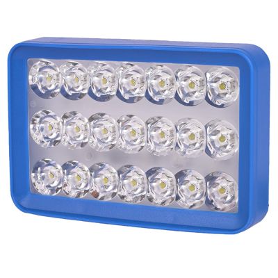Allextreme 24W 9-85V DC Power 6000 Lm High Brightness LED Fog Lamp Bar Lights External Spotlight with Mounting Bracket Universal Fit for All Cars and Bikes (Warm White/Cool White, Pack of 1)