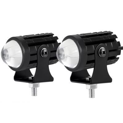 Allextreme 15W LED Fog Light 80V High Brightness Three Colour Spotlights with Projector Lens Universal Headlight For All Car Bike Motorcycle Scooty (Pack of 2, Yellow/White/Red)