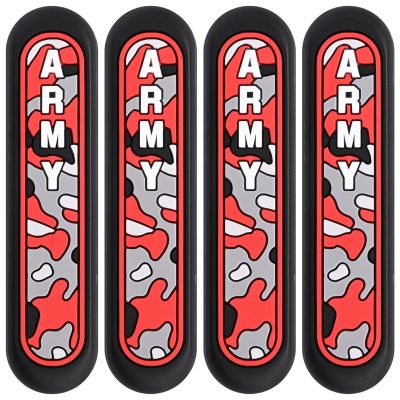 AllExtreme Universal Car Door Guard Trim Anti Scratch Bumper Door-Edge Rubber Paint Protector Sticker Compatible with All Cars & Vehicles (4Pcs, Red/Black)