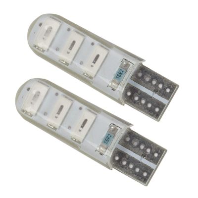 AllExtreme ALXTPL67 Universal T10 LED Parking Light 6 SMD Super Bright Interior Pilot License Plate Dome Indicator Lamp Bulb for Car Bike and Motorcycle (3W, Blue, 2 PCS)