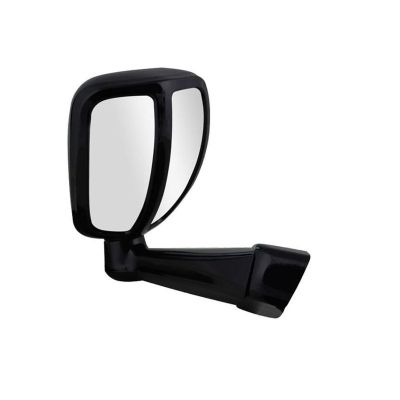 AllExtreme EXWAMB1 Car Bonnet Front Fender Rear Side Mirror Wide Angle View Compatible for Toyota Fortuner and Innova (Black)