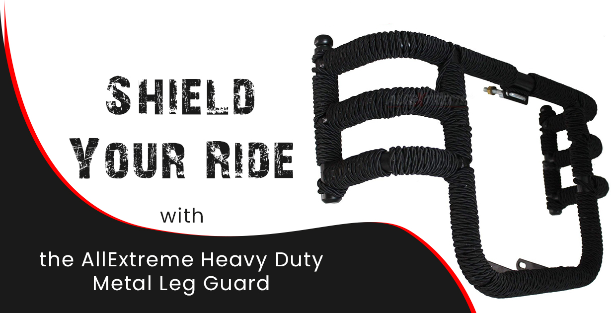 Shield Your Ride with the AllExtreme Heavy Duty Metal Leg Guard